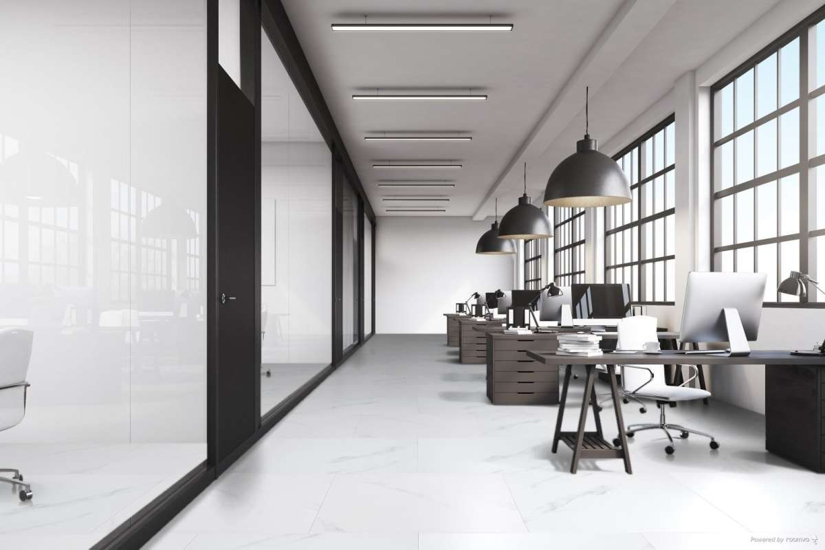 TFD Marble Pure 2 Vinyl Raumbild Büro